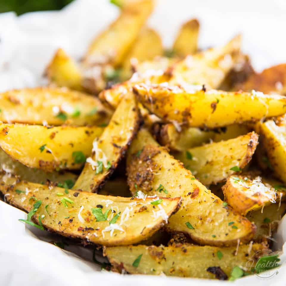 how to make baked potato wedges in the oven