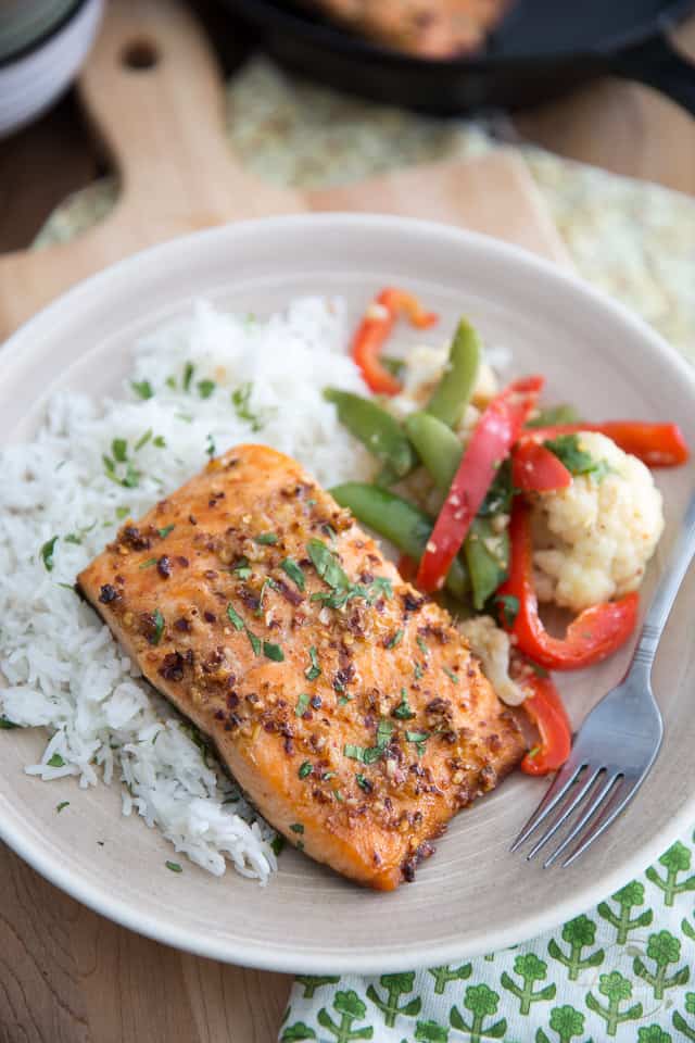Ginger Garlic Grilled Salmon • The Healthy Foodie
