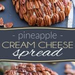 Whatever the occasion, this Pineapple Cream Cheese Spread is so pretty, it'll be the star of any table you place it on! A true winner for your next party!