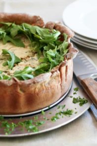 Savory Broccoli and Spinach Cheesecake | by Sonia! The Healthy Foodie