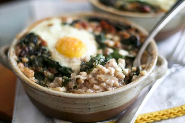 Spinach and Buckwheat Egg Bake | by Sonia! The Healthy Foodie