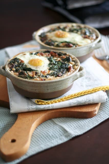 Spinach and Buckwheat Egg Bake | by Sonia! The Healthy Foodie