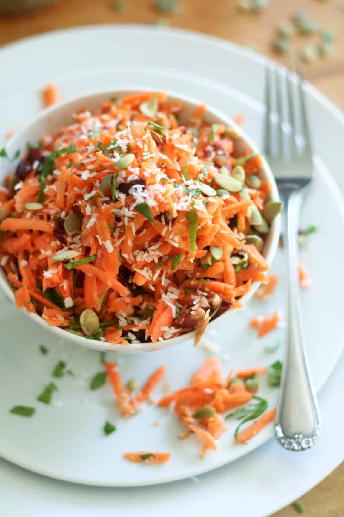 The Best Carrot Salad Ever | thehealthyfoodie.com