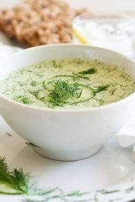Cold Cucumber Soup | by Sonia! The Healthy Foodie