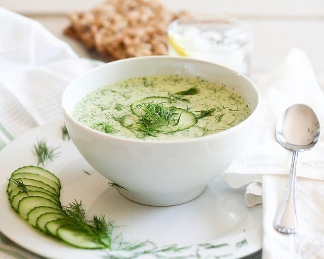 Cold Cucumber Soup | by Sonia! The Healthy Foodie