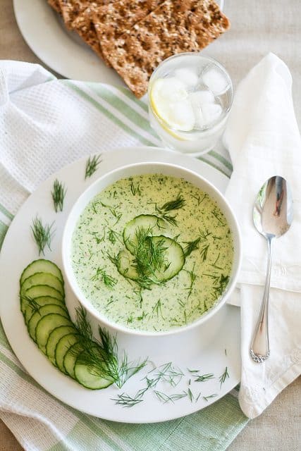 Cold Cucumber Soup | by Sonia! The Healthy Foodie