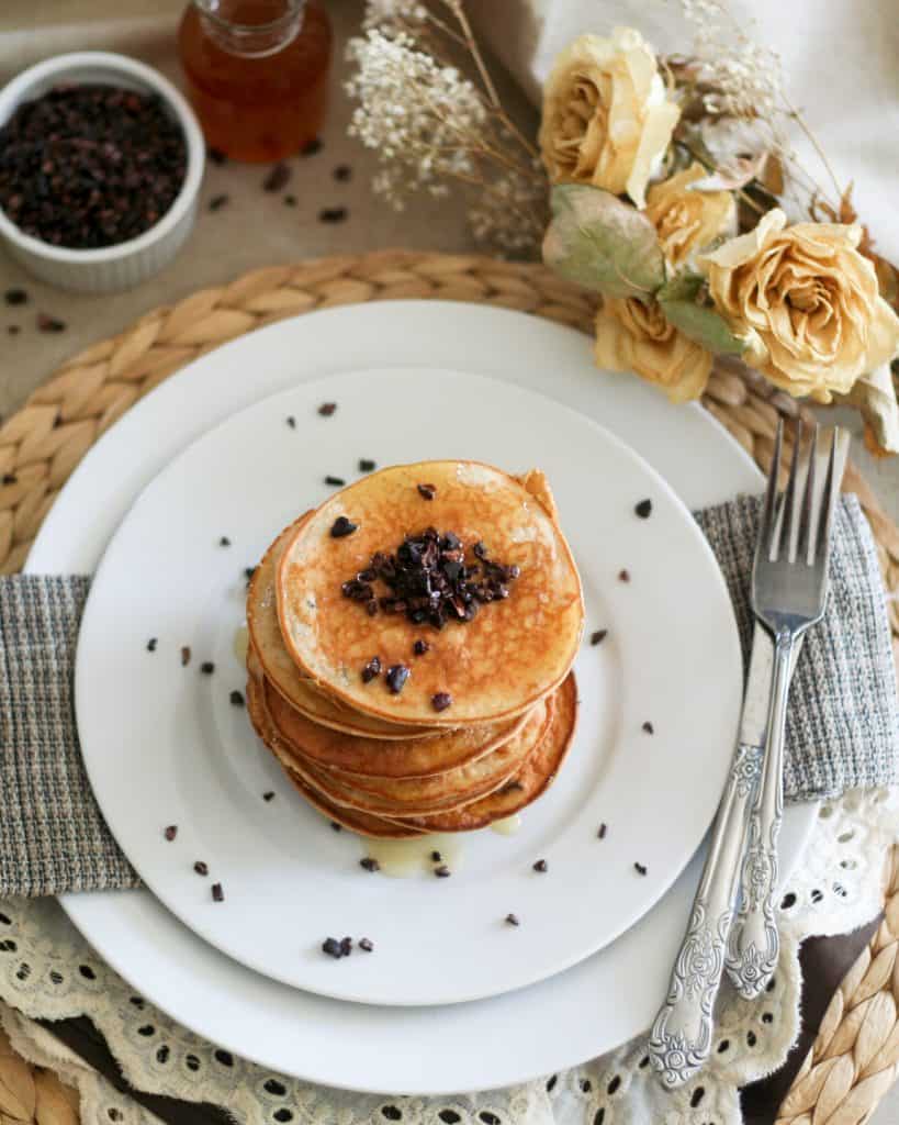 Coconut Pancake Tower | by Sonia The Healthy Foodie