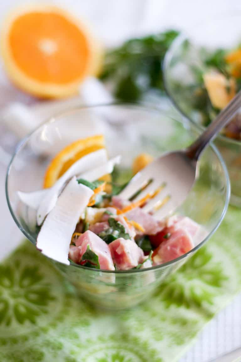 Tropical Tuna Ceviche • The Healthy Foodie