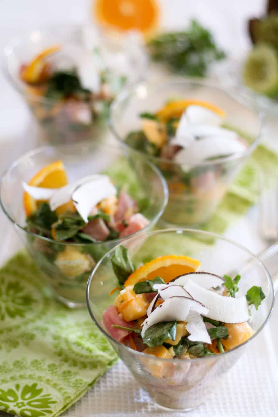 Tropical Tuna Ceviche • The Healthy Foodie