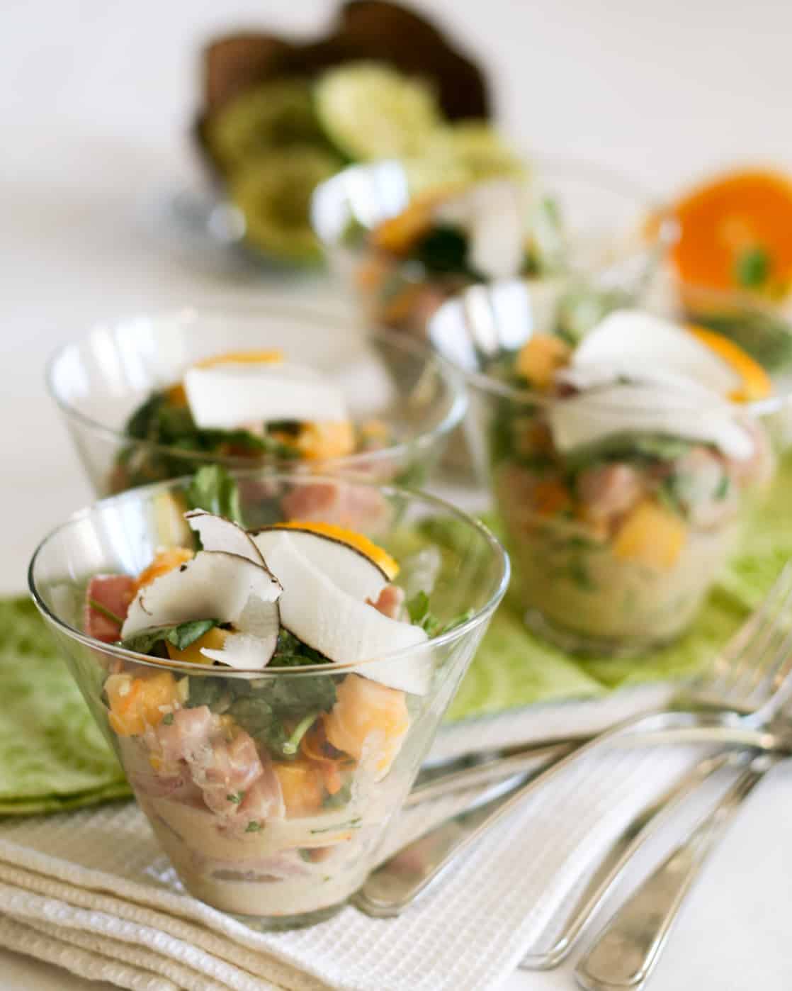 Tropical Tuna Ceviche • The Healthy Foodie
