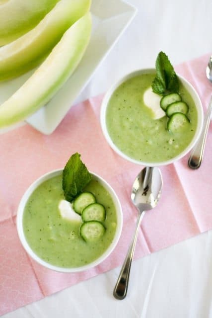 Honeydew Cucumber Soup | by Sonia! The Healthy Foodie
