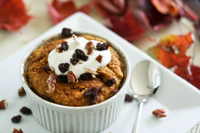 Pumpkin Pie Instant Baked Oatmeal | by Sonia! The Healthy Foodie
