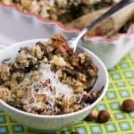 Mushroom Spinach Brown Rice Casserole | by Sonia! The Healthy Foodie