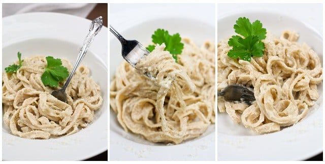 Healthy Fettucine Alfredo | by Sonia! The Healthy Foodie