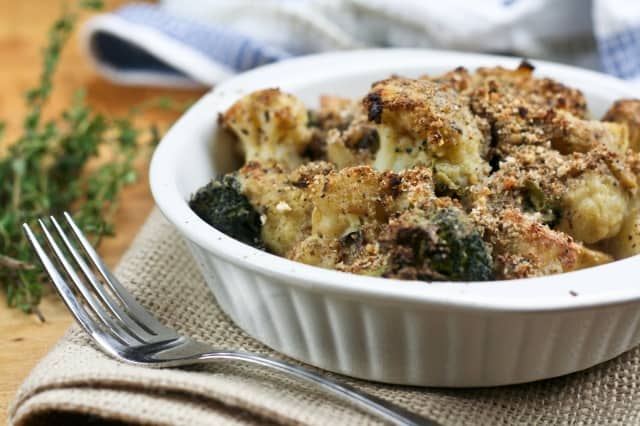 Cauliflower And Broccoli Casserole The Healthy Foodie