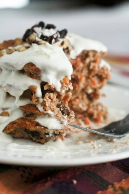 Grain Free Carrot Cake Pancakes | by Sonia! The Healthy Foodie