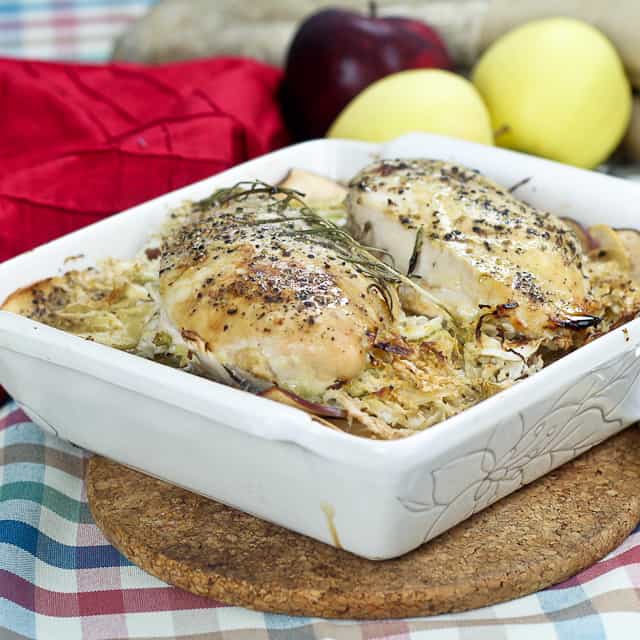 Cabbage Apple Chicken