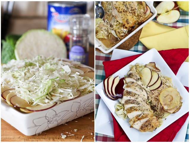 Cabbage Apple Chicken