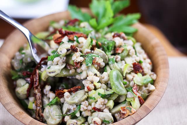 Buckwheat Fava Beans Salad