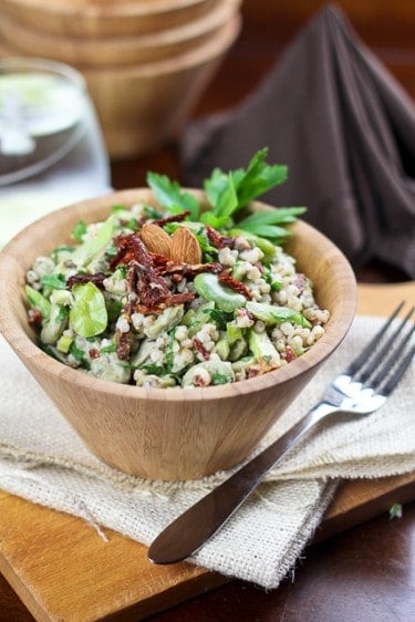 Buckwheat Fava Beans Salad