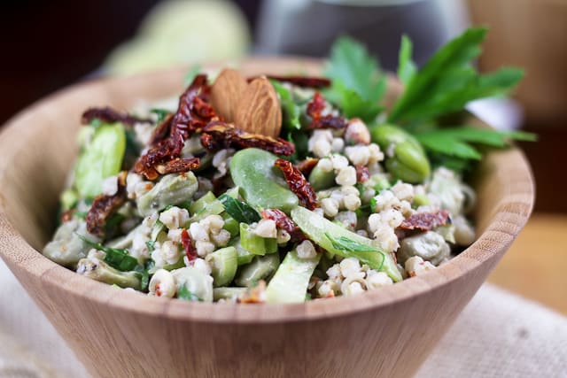 Buckwheat Fava Beans Salad