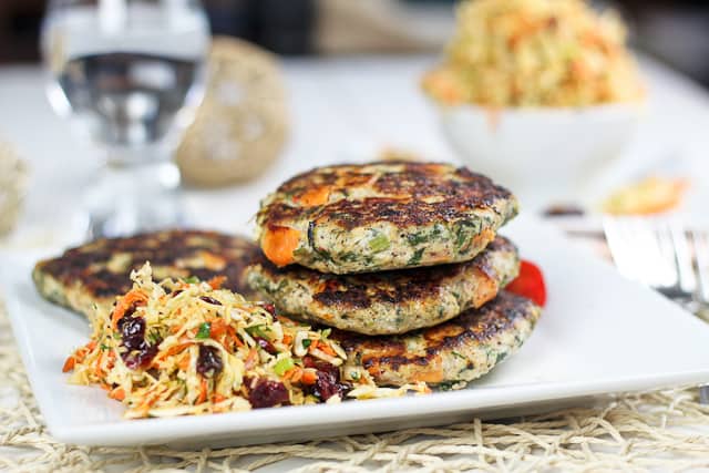 Chicken Kale and Sweet Potato Patties