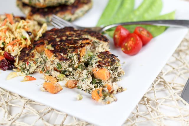 Chicken Kale and Sweet Potato Patties