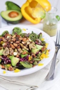 Fiddleheads Olive and Almonds Salad