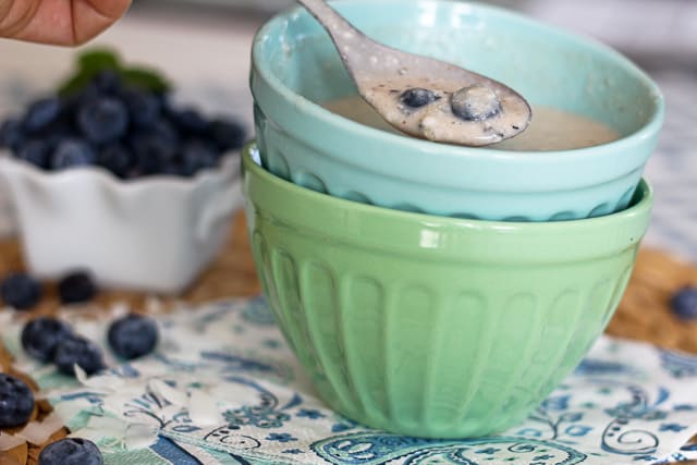 Blueberry Pancake Batter Smoothie | by Sonia! The Healthy Foodie