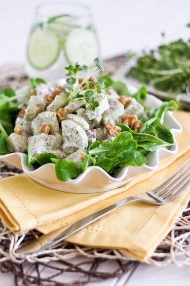 Creamy Cucumber Walnut Salad | by Sonia! The Healthy Foodie