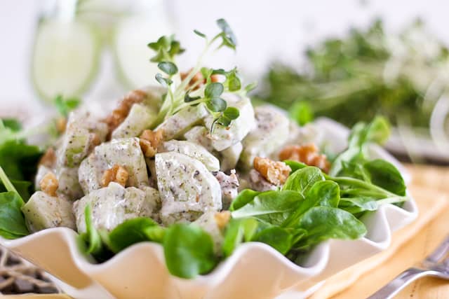 Creamy Cucumber Walnut Salad | by Sonia! The Healthy Foodie