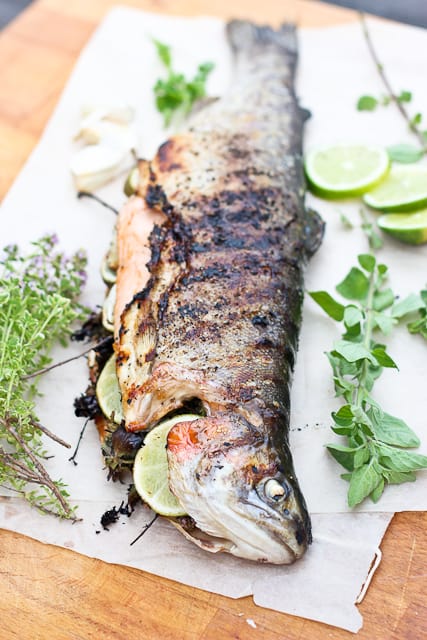 Grilled Whole Trout | by Sonia! The Healthy Foodie