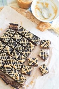 Triple Decker Peanut Butter Squares | by Sonia! The Healthy Foodie