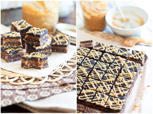 Triple Decker Peanut Butter Squares | by Sonia! The Healthy Foodie