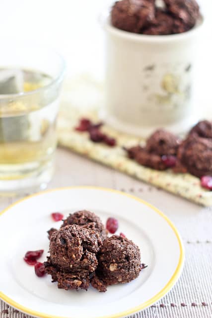 Carob Cranberry Energy Drops | by Sonia! The Healthy Foodie