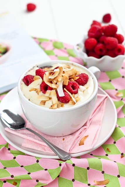 Choco Raspberry Instant Breakfast Bake | by Sonia! The Healthy Foodie