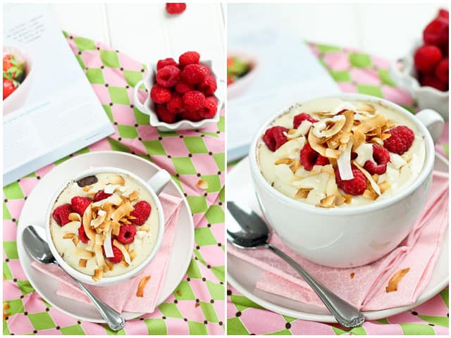 Choco Raspberry Instant Breakfast Bake | by Sonia! The Healthy Foodie