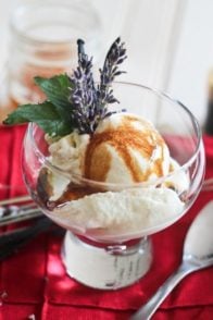 Goat Cheese Honey Lavender Ice Cream | by Sonia! The Healthy Foodie