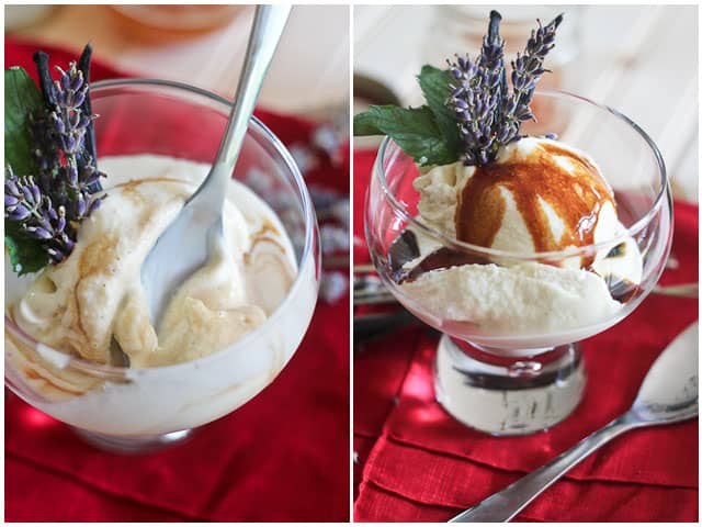 Goat Cheese Honey Lavender Ice Cream | by Sonia! The Healthy Foodie