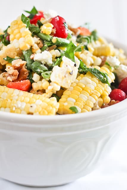 Grill Roasted Corn Salad | by Sonia! The Healthy Foodie