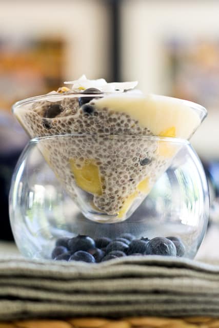 Overnight Mango Blueberry Chia Seeds Pudding | by Sonia! The Healthy Foodie