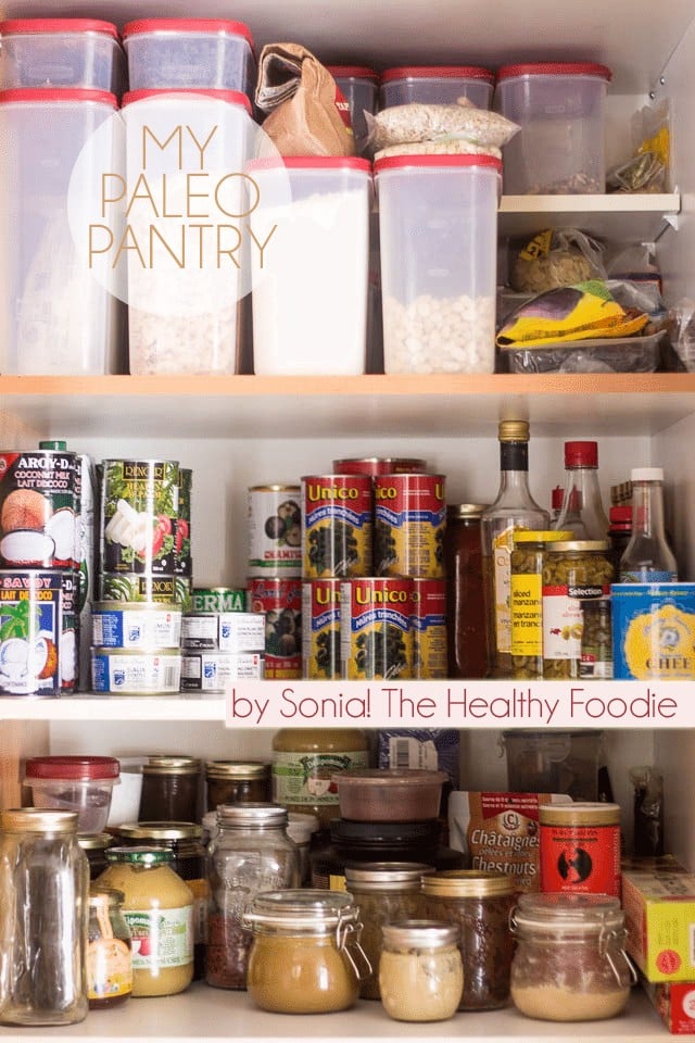 My Paleo Pantry | www.thehealthyfoodie.com