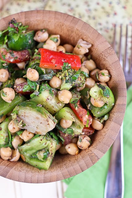 Veggie Overload Chickpea Salad | by Sonia! The Healthy Foodie