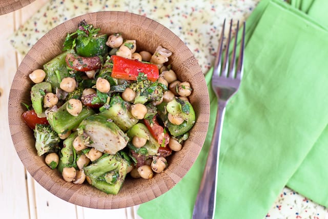 Veggie Overload Chickpea Salad | by Sonia! The Healthy Foodie