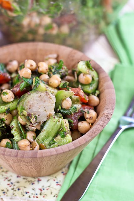 Veggie Overload Chickpea Salad | by Sonia! The Healthy Foodie