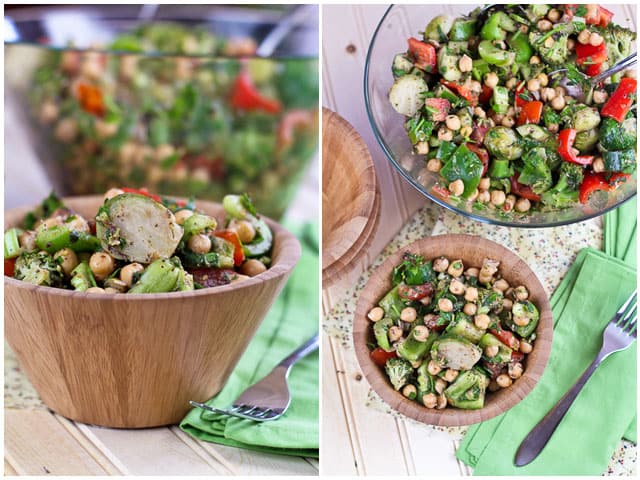 Veggie Overload Chickpea Salad | by Sonia! The Healthy Foodie