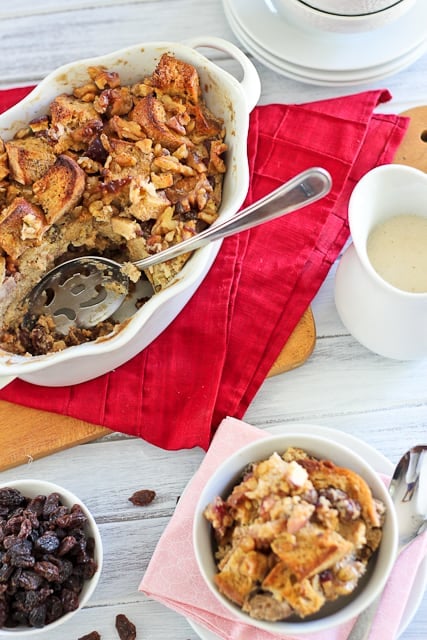 Healthy Apple Cinnamon Bread Pudding | by Sonia! The Healthy Foodie