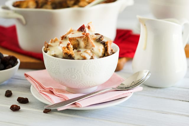 Healthy Apple Cinnamon Bread Pudding | by Sonia! The Healthy Foodie