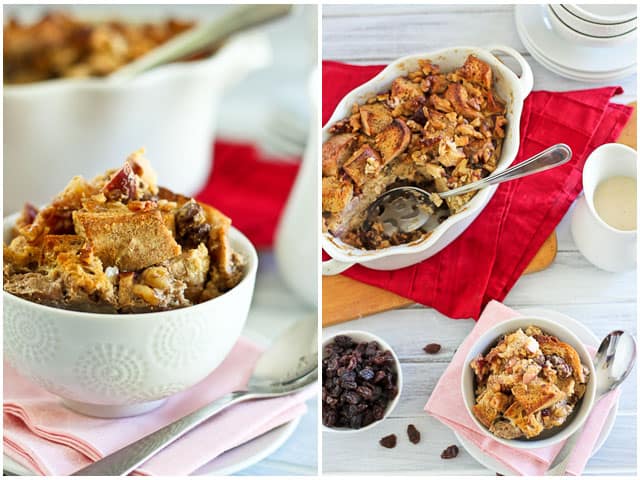 Healthy Apple Cinnamon Bread Pudding | by Sonia! The Healthy Foodie