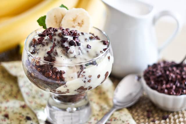 Banana Carob Buckwheat Pudding  | by Sonia! The Healthy Foodie